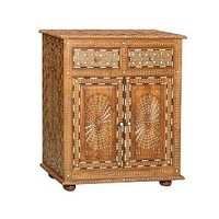 Inlay Teak Wood Cabinet