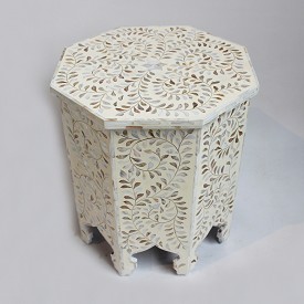 Inlay Octagonal Side Table