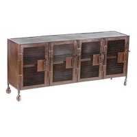 Industrial Iron Mesh Sideboard Cabinet