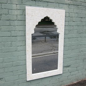Bone Inlay Moorish Mirror Frame
