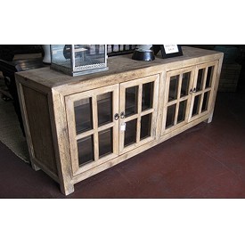 Reclaimed Wood Sideboard Display Cabinet