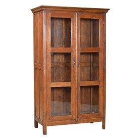 Teak Glass Cabinet