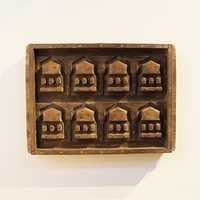 Original Teak Carved Print Block