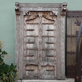 Rajasthan Carved Wood Door