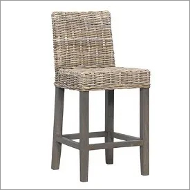 Woven Seagrass Counter Stool By FURNITURE CONCEPTS