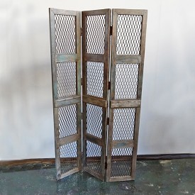 Reclaimed Wood and Iron Screen By FURNITURE CONCEPTS