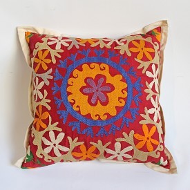 Uzbekistan Embroidered Pillow