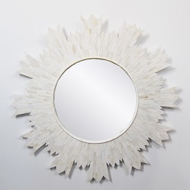 Bone Inlay Mirror Frame