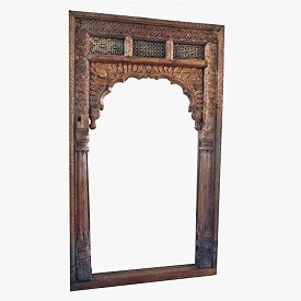 Antique Doorway Mirror Frame