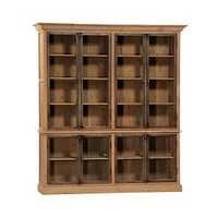 Wood and Glass Display Shelf