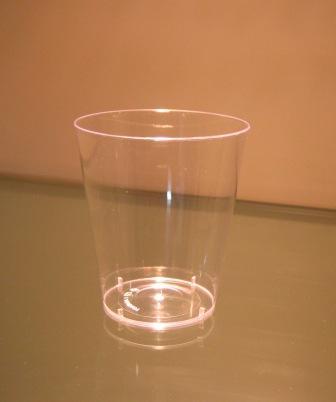 Plastic 200 ml plain glass
