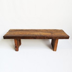 Teak Railroad Tie Bench Table Furniture Concepts 422 1st D