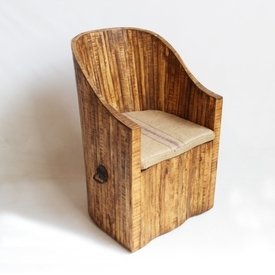 Reclaimed Wood Bucket Chair