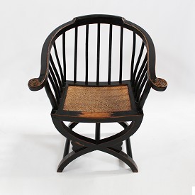 Carved Wood Arm Chair By FURNITURE CONCEPTS