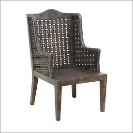 Carved Wood Arm Chair By FURNITURE CONCEPTS