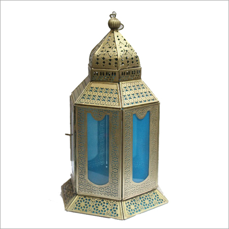 Brass Moroccan Candle Lantern