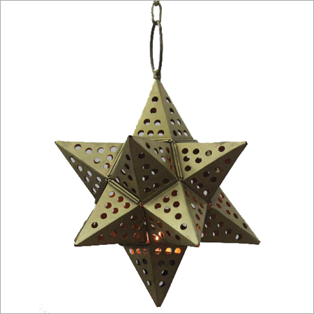 Hanging Brass Candle Lamps