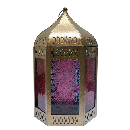 Brass Table Candle Lantern