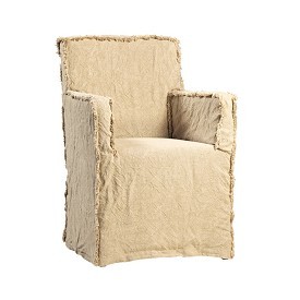 Cotton Dining Chair with Slip Cover