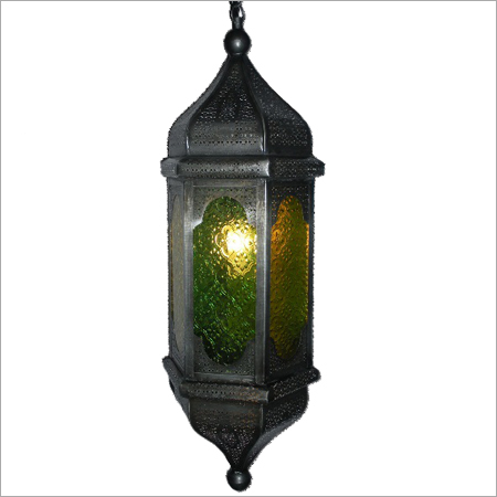 Antique Hanging Electric Lamp