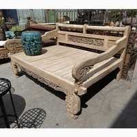 Teak Carved Daybed Full Size