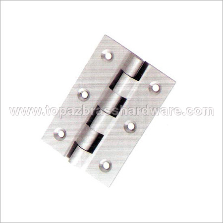 Silver Brass Railway Hinges Ss Finish