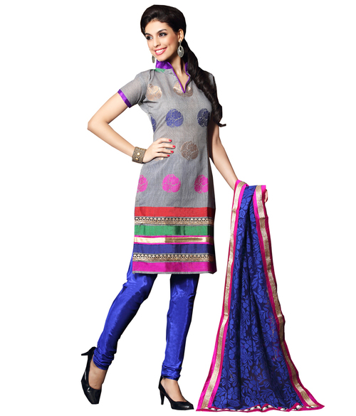 Straight Cotton Salwar Kameez