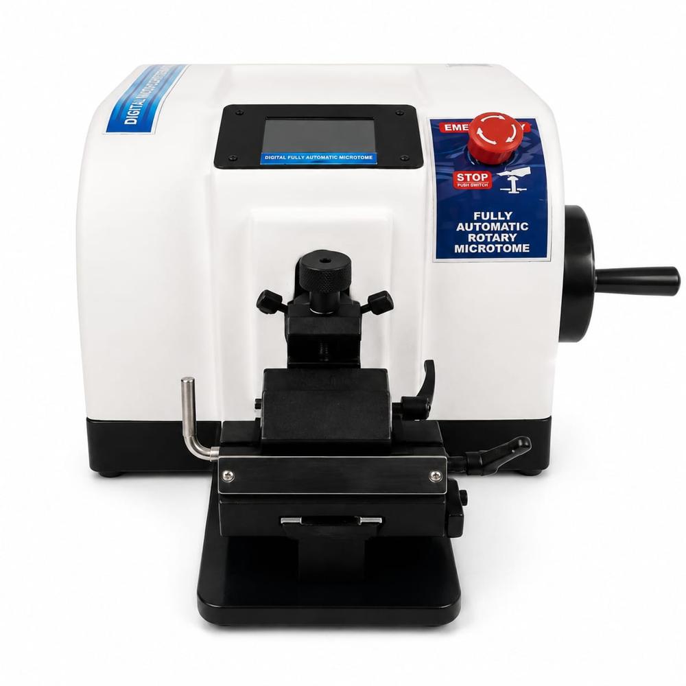 Fully Automatic Rotary Microtome - Precision Cutting Technology | Enhanced User Experience Ergonomic Design Reliable Performance
