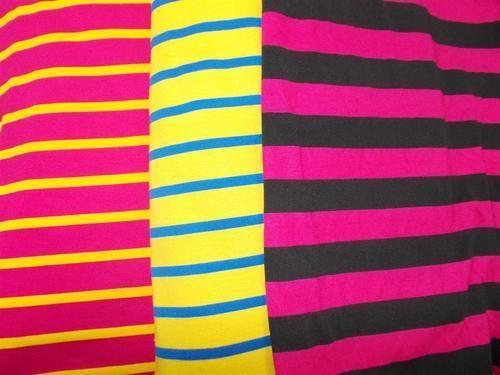 Poly/Viscose Cross-dyed Striper Jersey 165 GSM