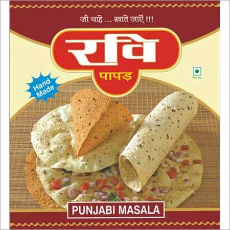 Papad Plastic Packaging Bags