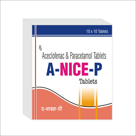 Aceclofenac IP 100 + Paracetamol 500 mg Tablets