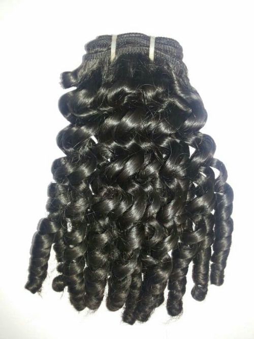 Curly Machine Weft Hair