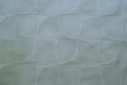 Cotton Schiffli Embroidery Fabric
