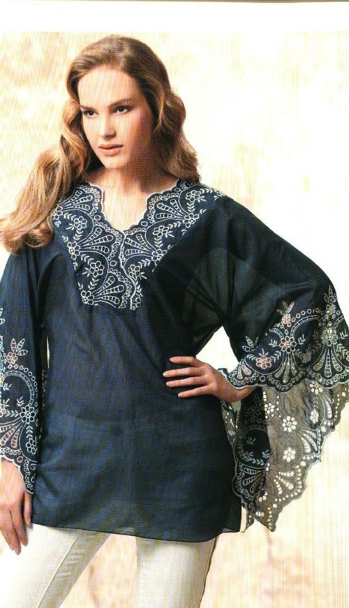 Embroidery fashion for girls