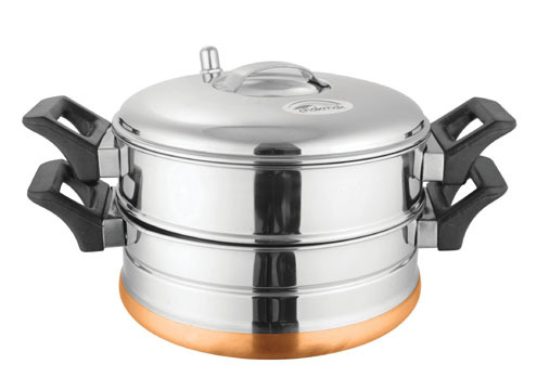 MOMOS maker copper bottom