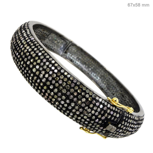 Gold Diamond Bangle