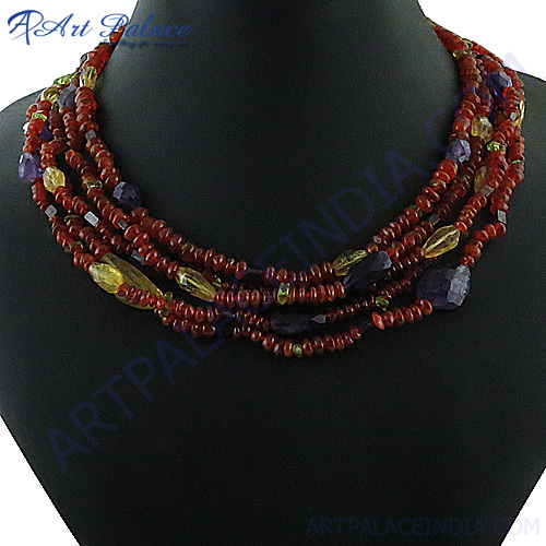 Hot Fashion Multi Layer Beaded Necklace