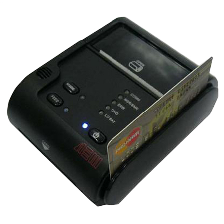 Bluetooth Thermal Printer With Magnetic Swipe Card Reader Black Print Speed: 75Mm/Sec Mm/M