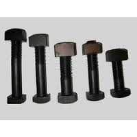 Railway Track Bolts - Steel, Diameter Range: 12-24mm, Length: 50-150mm | Durable, High Strength, Secure Fastening, Reliable Railway Use