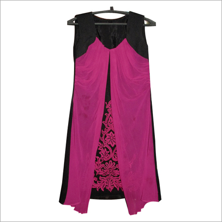 Designer Embroidered Kurtis - Pure Fabric, Knee-Length, Pink | Elegant Design, Skin Friendly, Stylish Look, Perfect Fit