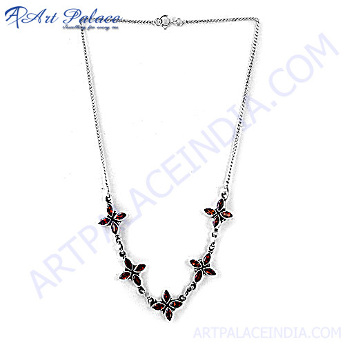 New Arrival Fashion Garnet Necklace By ART PALACE