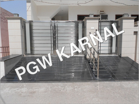Milky Entry Door Glass