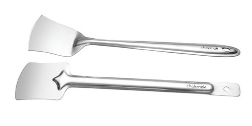 Roti Turner & Palta - Stainless Steel, 12x3 Inches, 1 mm Thick Blade, 8 Inch Handle | Durable, Easy to Use, Comfortable Grip