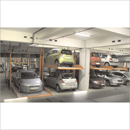 Two Pole Hydraulic Stacker Parking