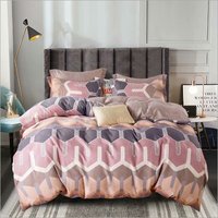 Soft Cotton Bedsheet - Cotton Polyester Blend, Full Size, Pink Color | Washable, Plain Dyed, Woven Design For Home & Hospitality Use
