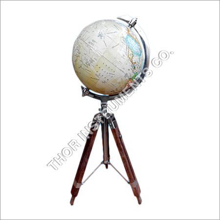 Globe Metal StandVINTAGE STYLE WORLD PHYSICAL DESK