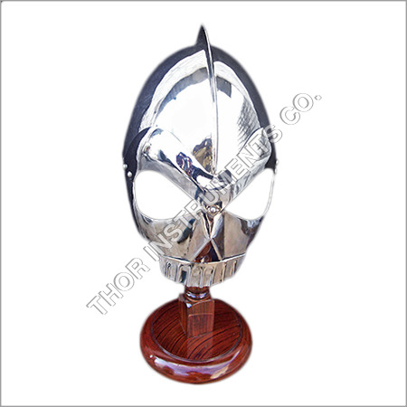 Antique Plate Forging Decorations Metal Helmet