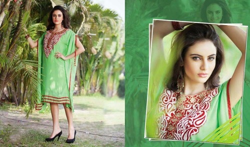 Light Green Designer Kurtis Dress