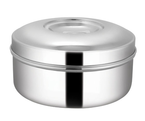 Spiacal Puri Dabbi 6x9 - Stainless Steel, 6x9 Inches, 1.5 Liters | Airtight Seal, Polished Finish, Easy Cleaning, Stackable Design