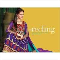 Designer Anarkali Suits - Georgette Fabric, Bust Size 34 To 42, Purple Color, Full Sleeves | Embroidered Design, Stylish Patterns, Party Wear